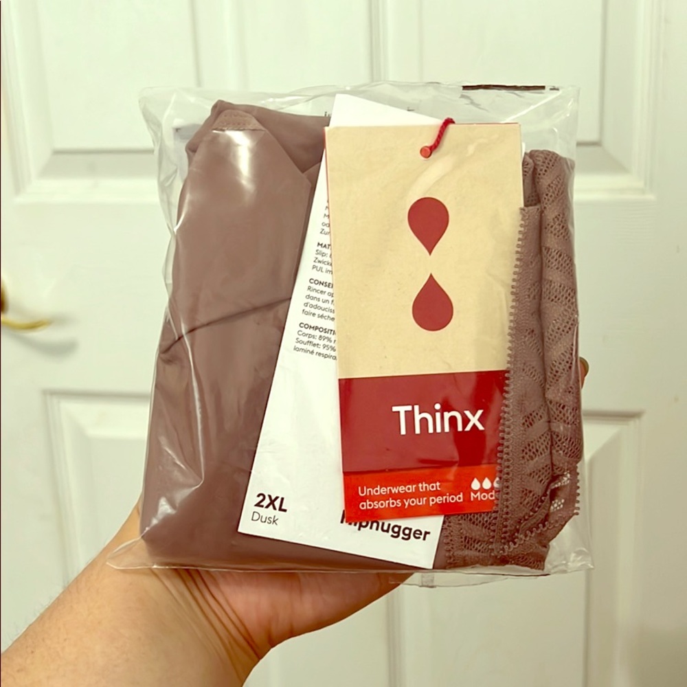 Thinx Hiphugger Period Underwear 2XL / Dusk